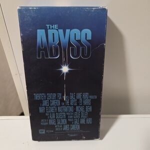 The Abyss VHS Tape - Blue Cover
